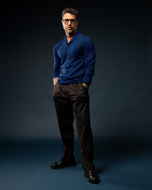 POLO BLU SCURO FHAME FALSISSIMO